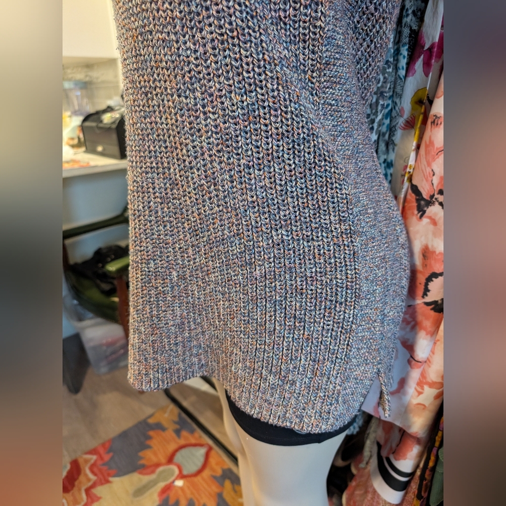 Ella Moss Multicolor Knit Sleeveless Tunic sweater size XL - Picture 14 of 15